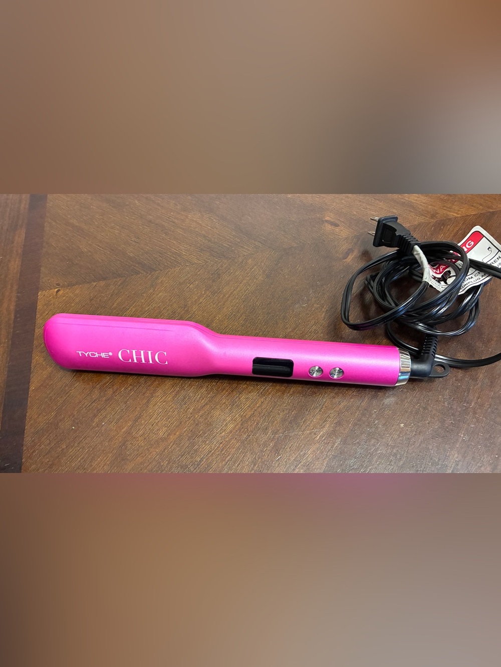 Tyche Chic Pink Flat Iron/hair staightning comb